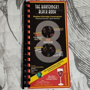 The Bartender's Black Book 8th Edition